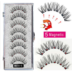 MBA 5 Magnetic Eyelashes Curler Set